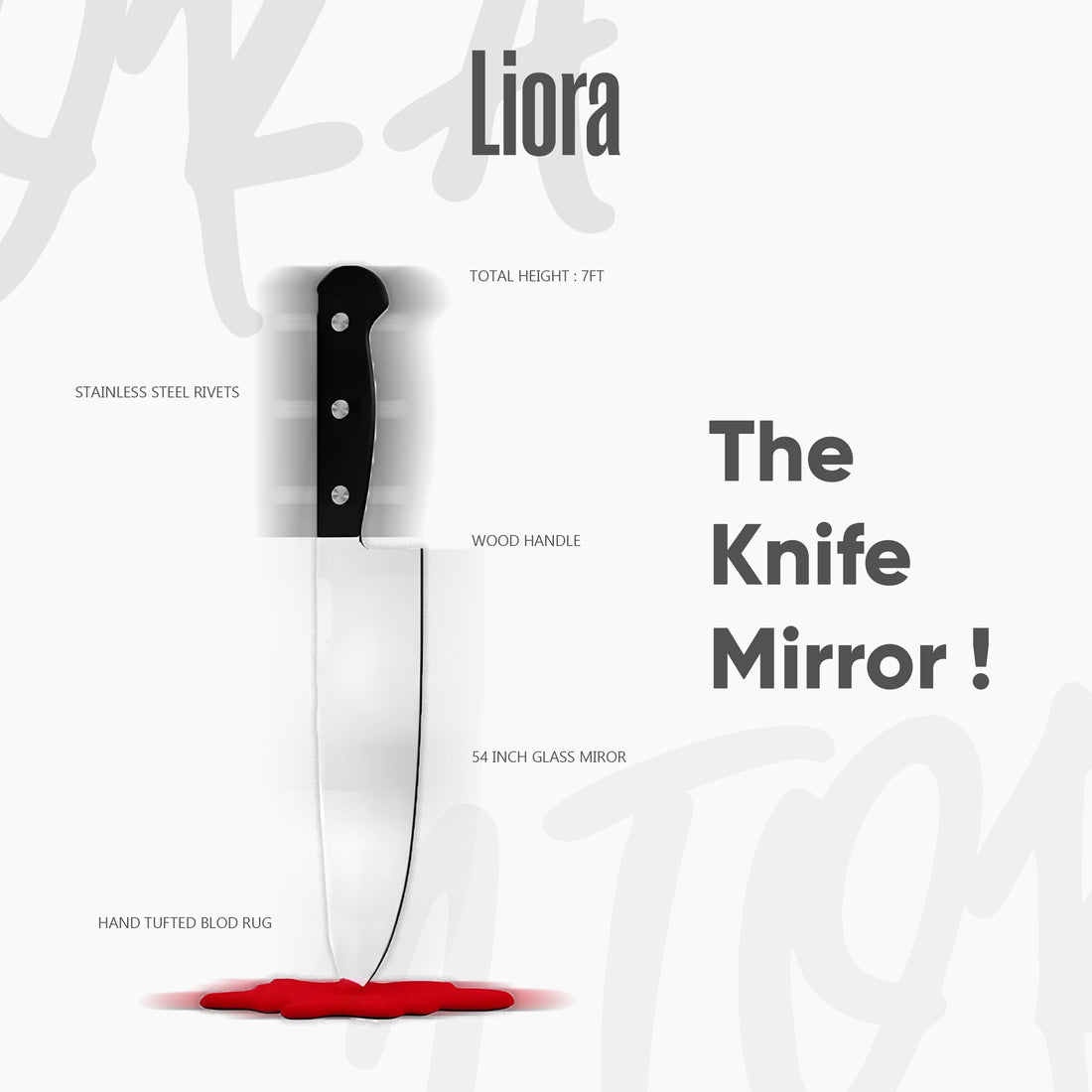 LIORA FULLSIZE KNIFE MIRROR